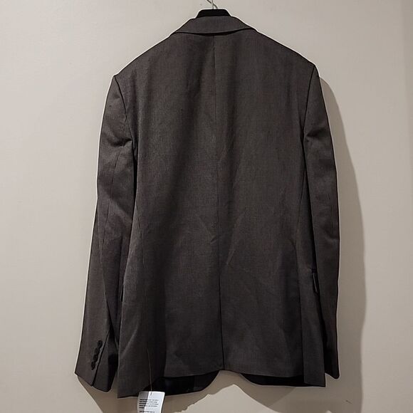 NWT ASOS DESIGN wedding slim suit jacket in brown texture Size US 40" - Picture 2 of 7